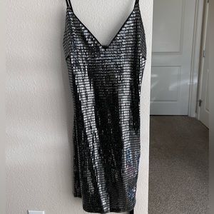 Mirrorball Strappy Dress